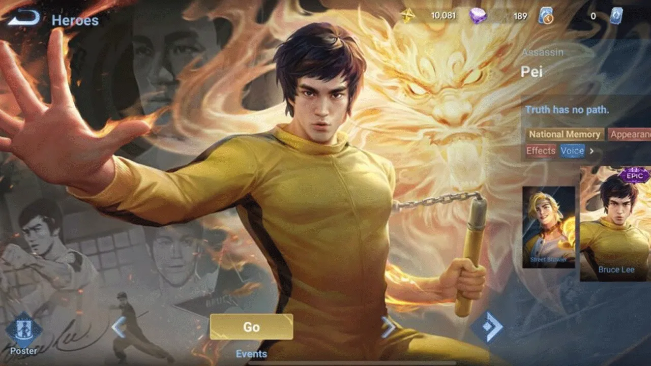 Dapatkan Skin Pei Bruce Lee HOK: Rahasia Terbaru dan Gratis!